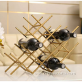 Long stick high fashion iron art wine rack